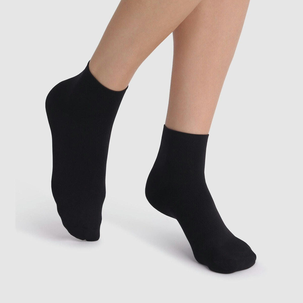 Lot de 2 paires de socquettes douces Skin