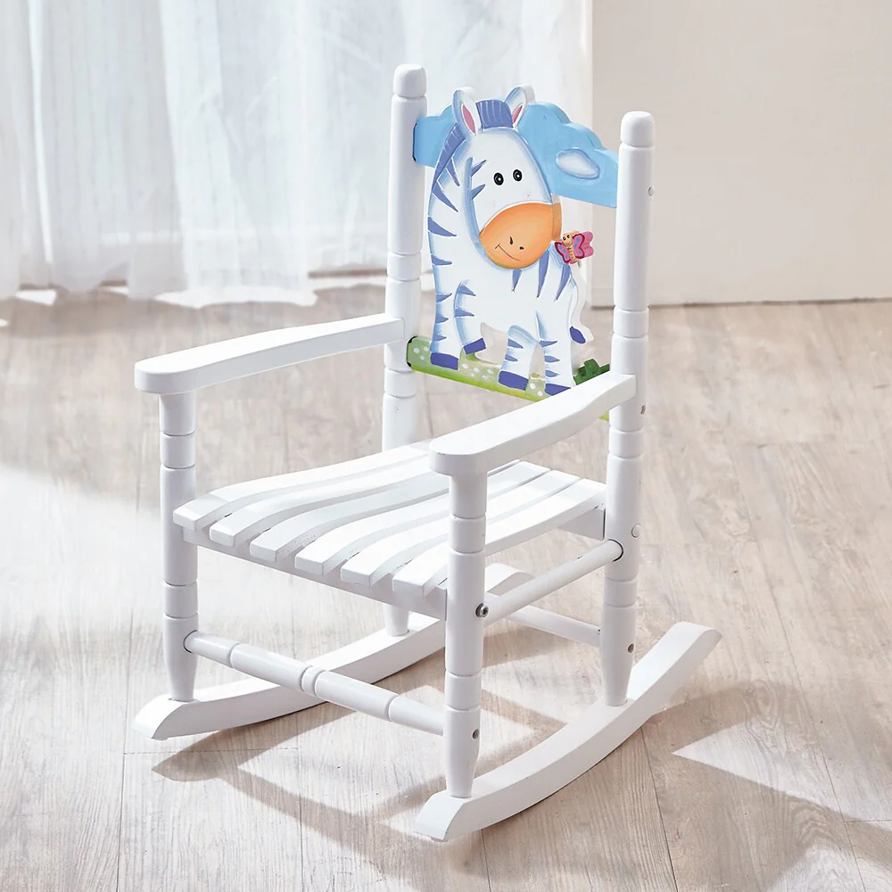 Teamson Kids- Safari Rocking Chair-Zebra