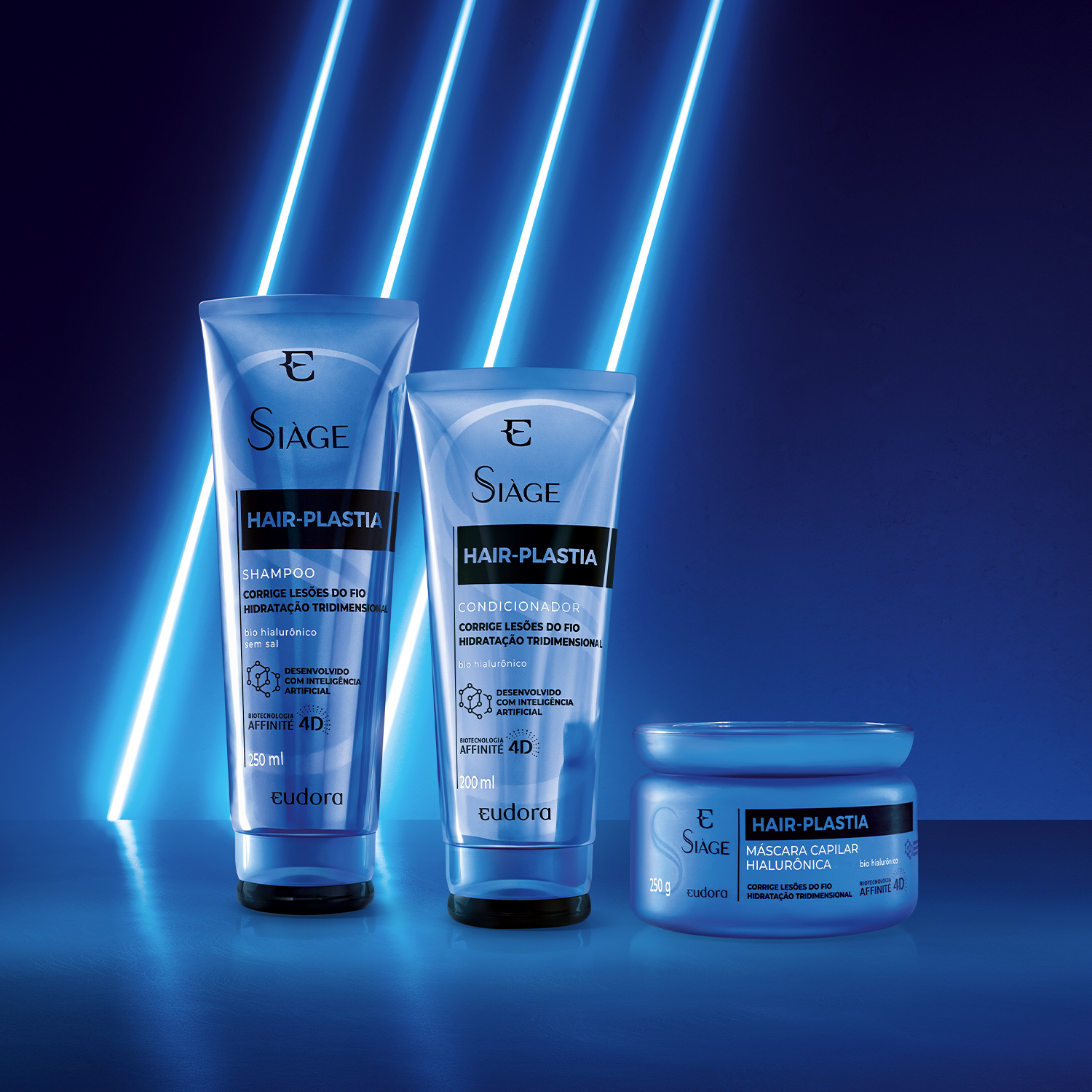 Combo Siàge Hair Plastia Shampoo   Máscara   Condicionador