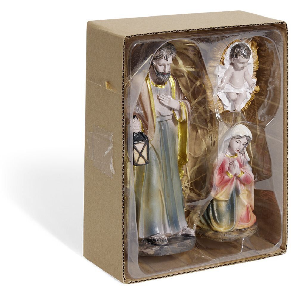 Personnage crèche résine x3