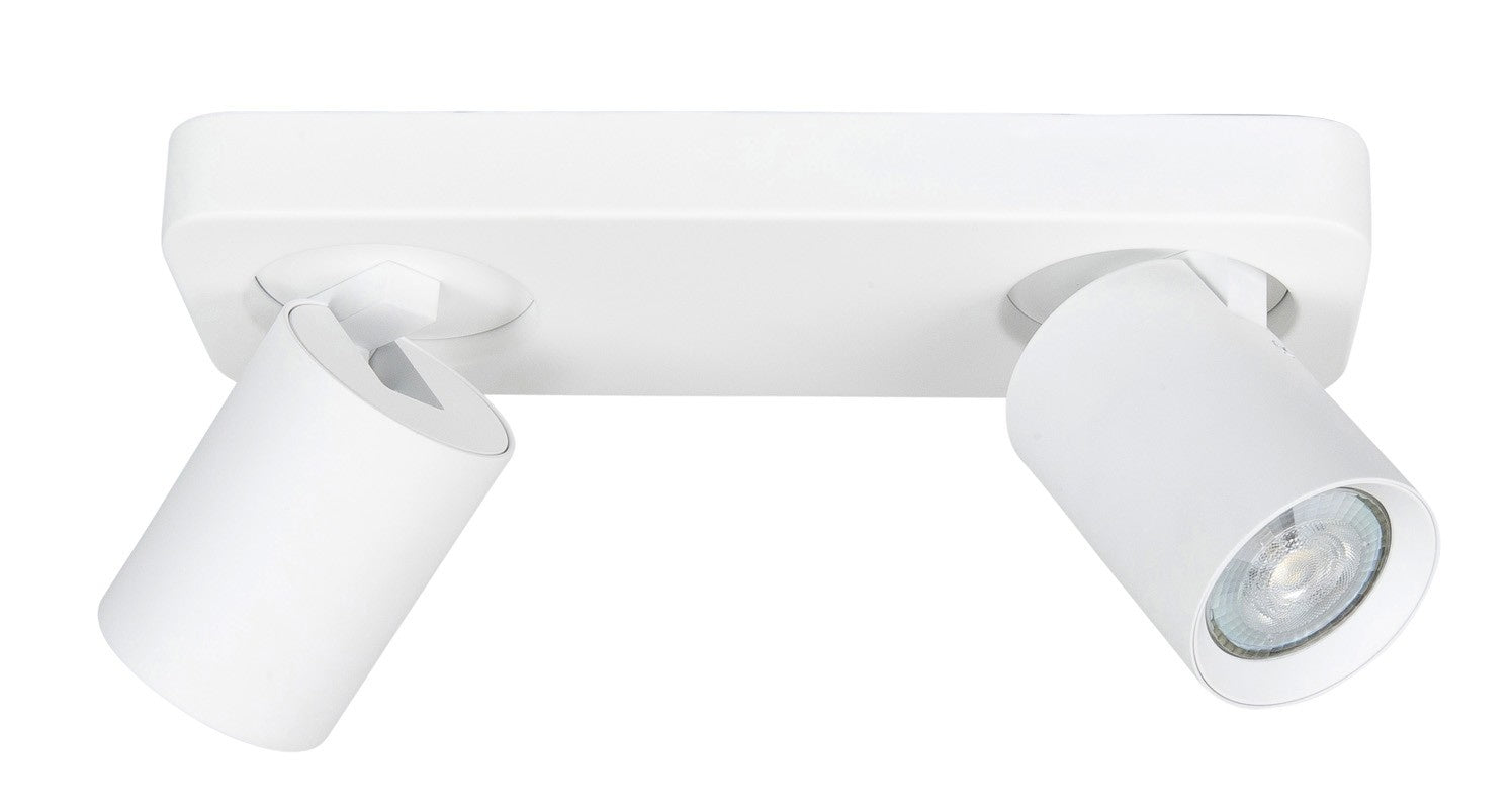 Highlight spot Oliver - 2 lichts - 26 x 13  cm - wit