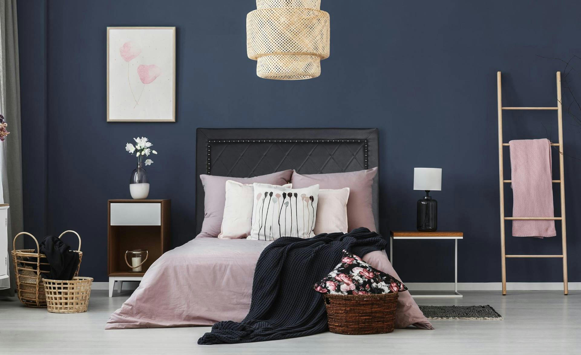 MEGHAN - Tête de lit 140cm simili p.u. Noir