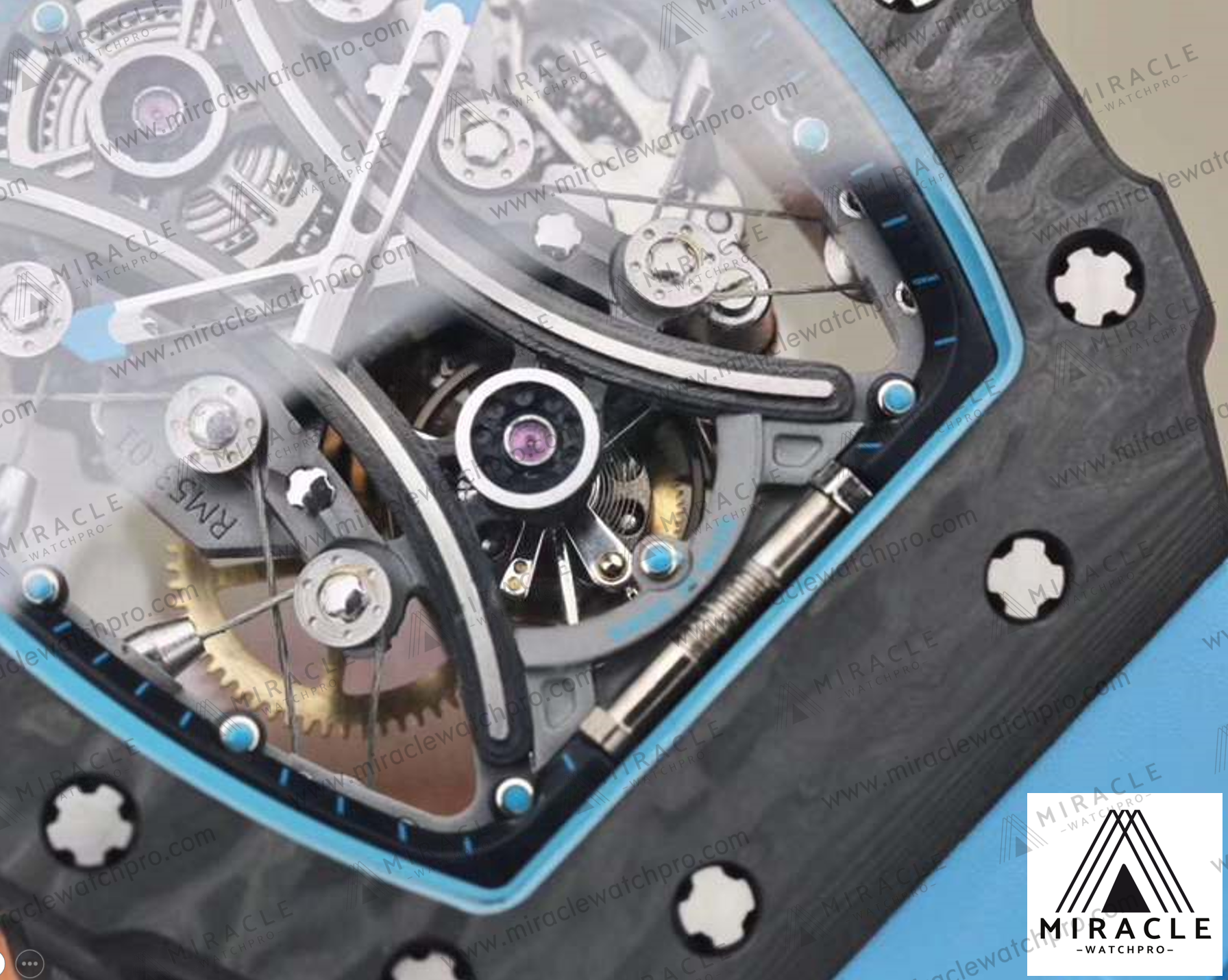 Replica Watch-RICHARD MILLE-ref.RM53-01-Elite Clone-49.90mm*42.70mm*16.15mm