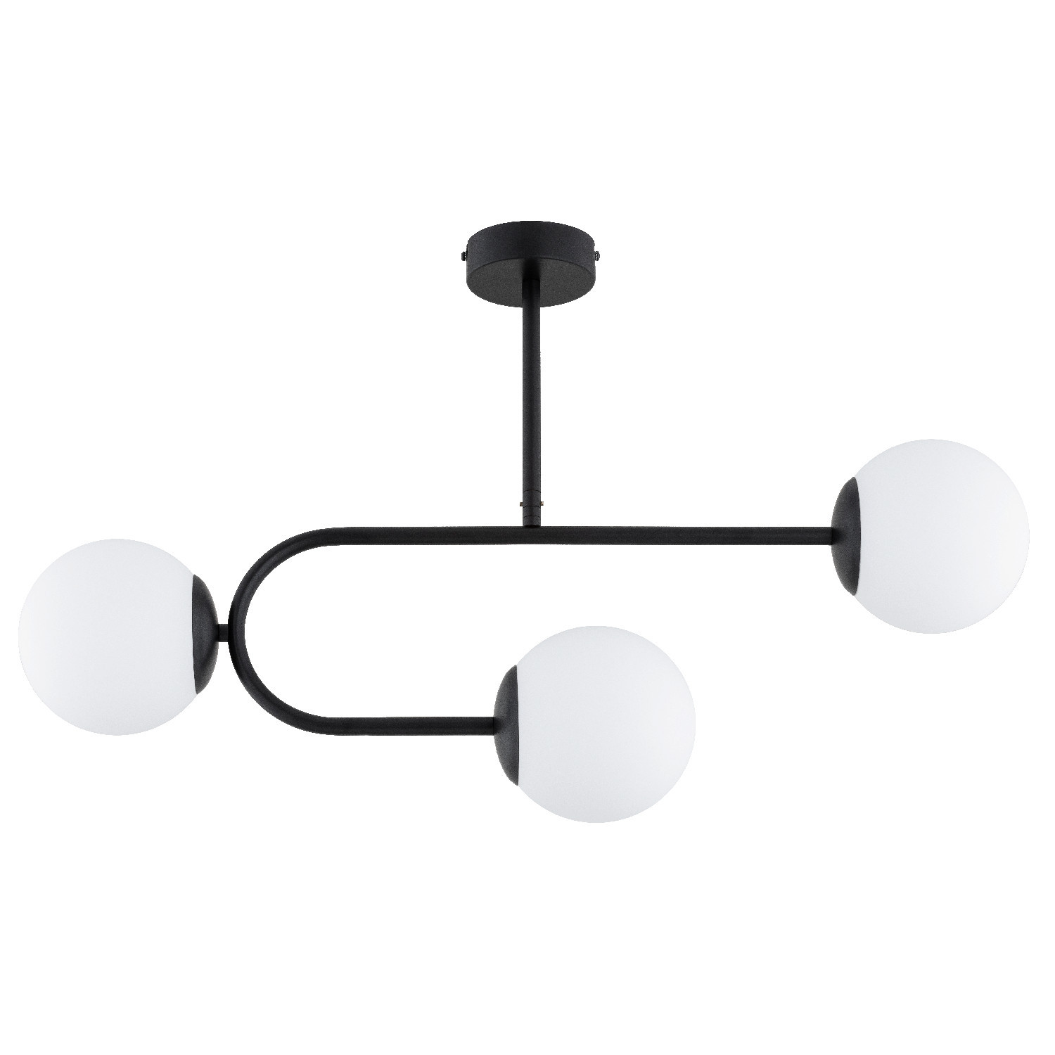 Lampa wisząca STELLAR czarno-biała 3xE14x10W wym:46x78x15cm IP20 Alfa