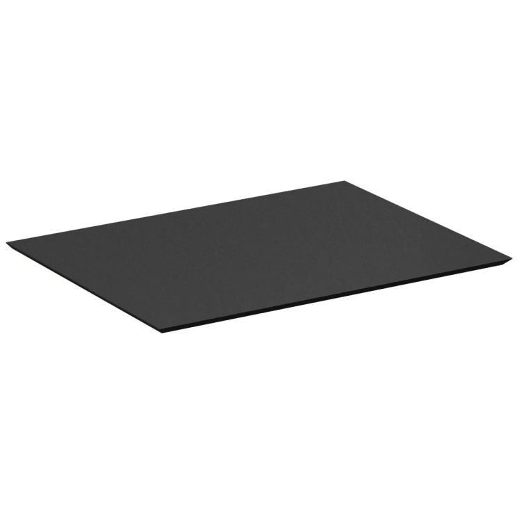 Blat łazienkowy kompaktowy 60 cm czarny z fazą 45°