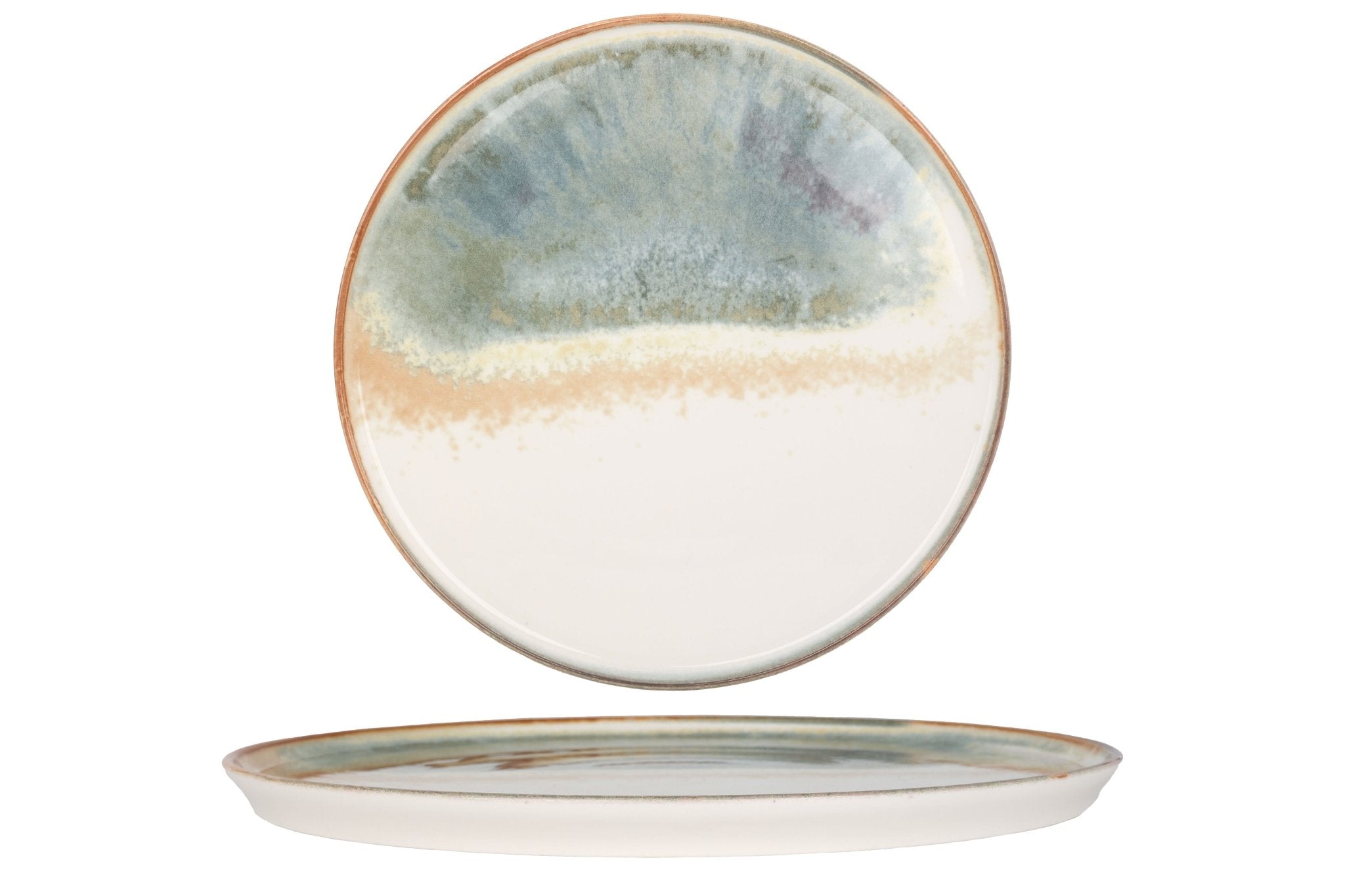 Bonna Dinerbord - Fium - Porselein - 28 cm - set van 6