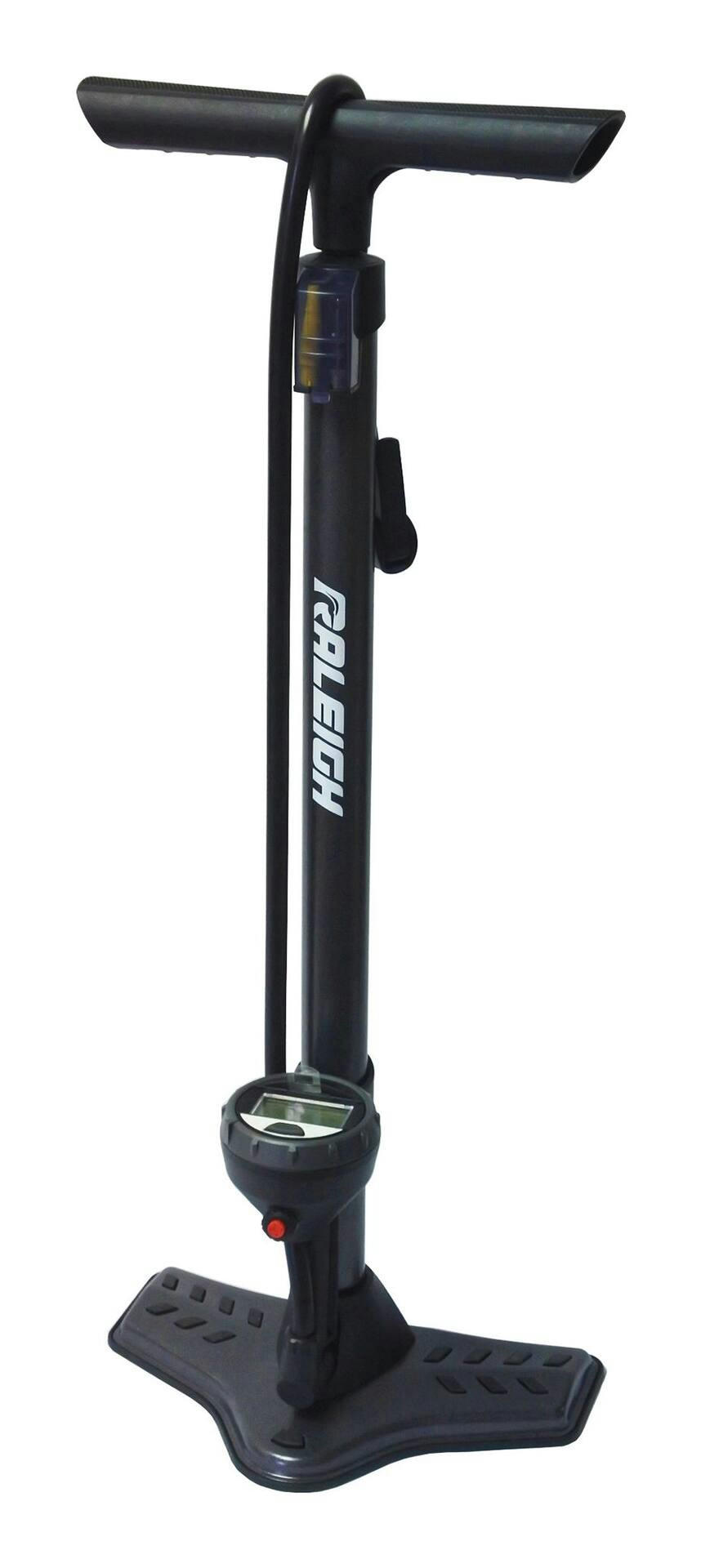 Raleigh Digital Steel Bike Pump For Schrader & Presta Valves Head