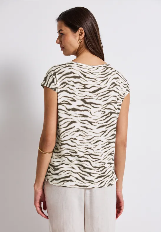 Print-Shirt mit Deko-Tape