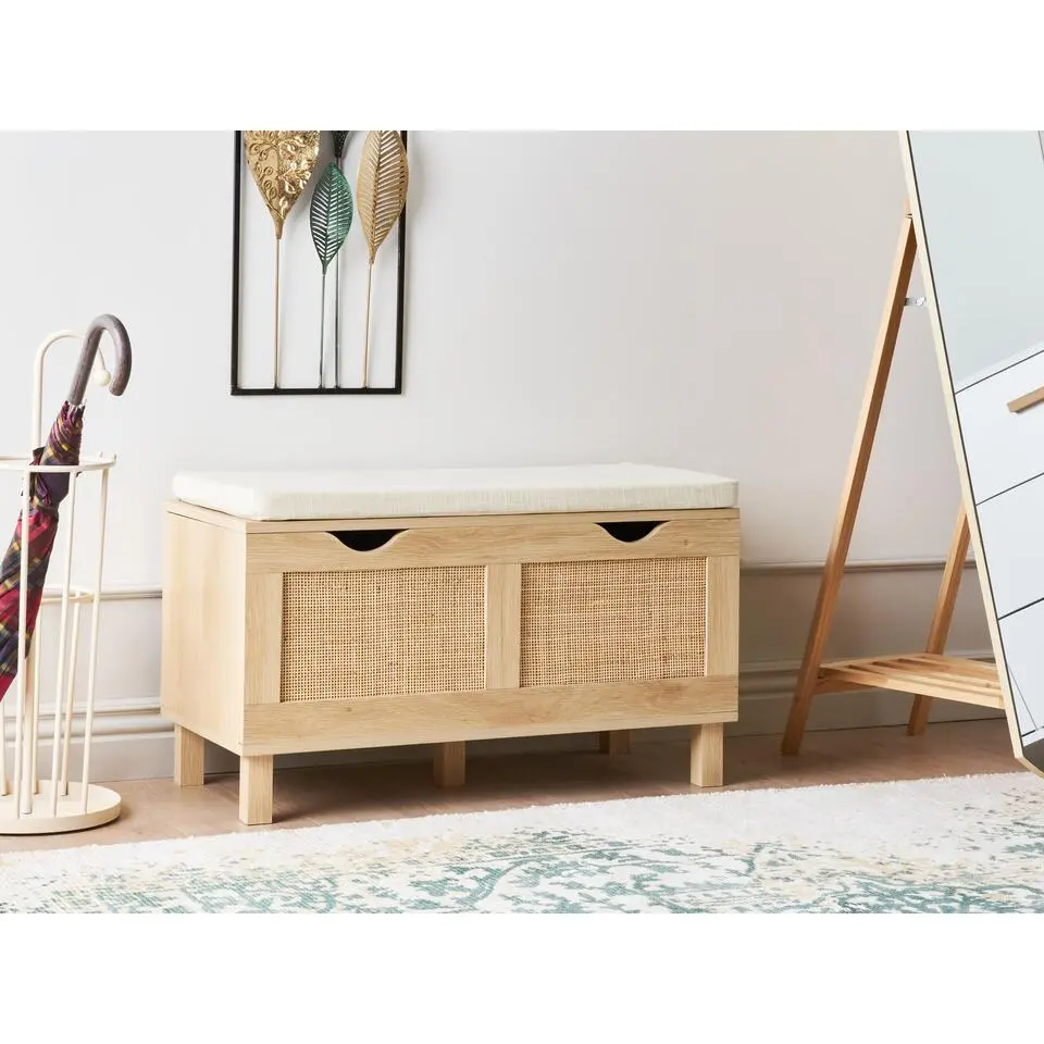 WASHINGTON - Opbergbankje - Lichthout - MDF