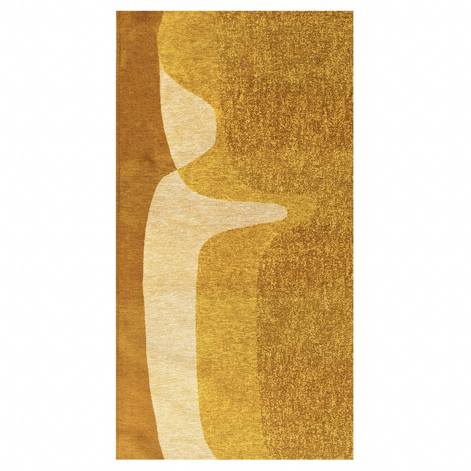 Lola&Moi vloerkleed Curry - geel - 80x150cm