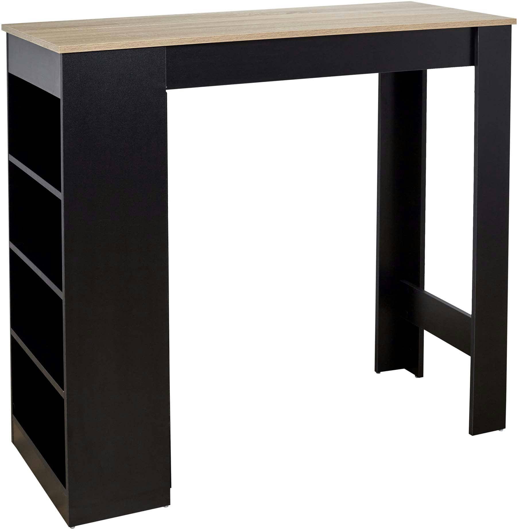 - Table bar avec étagères intégrées cheers