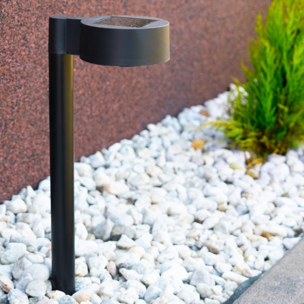 Lampa ogrodowa solarna EYEczarny LED 1x0.06W 5lm IP44 Eko-Light