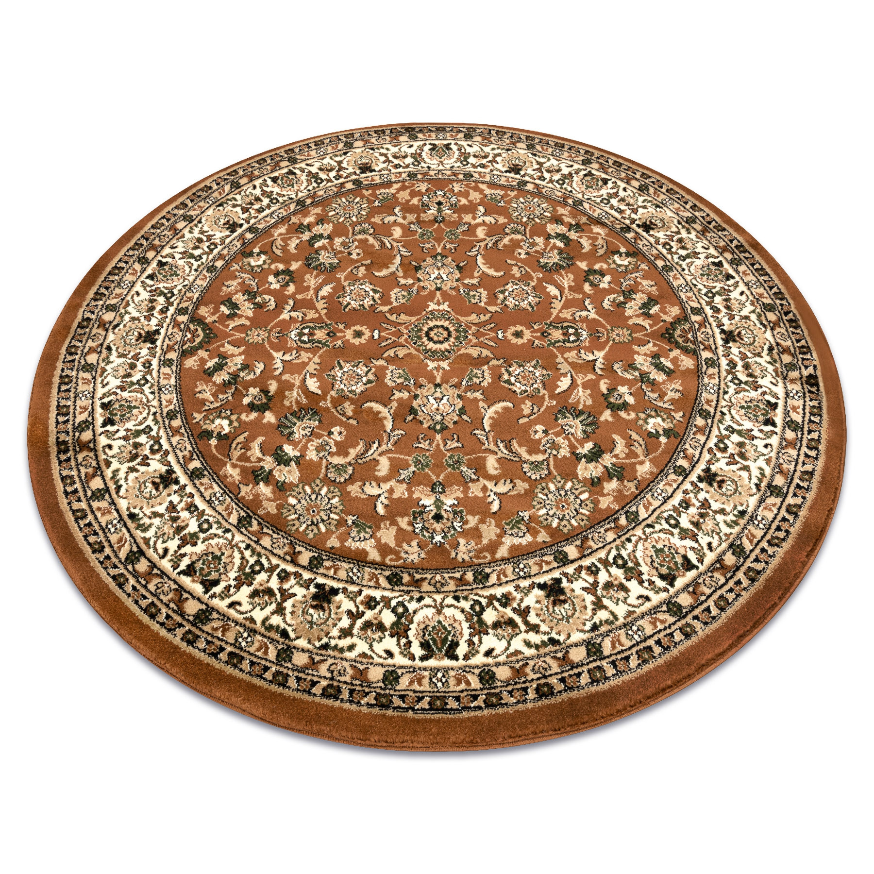 Dywan ROYAL ADR wzór 1745 brązowy koło 120 cm