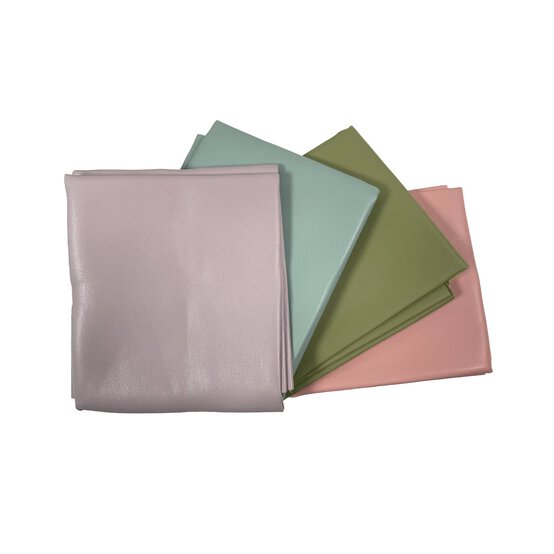 Pastel Faux Leather Fat Quarters 4 Pack