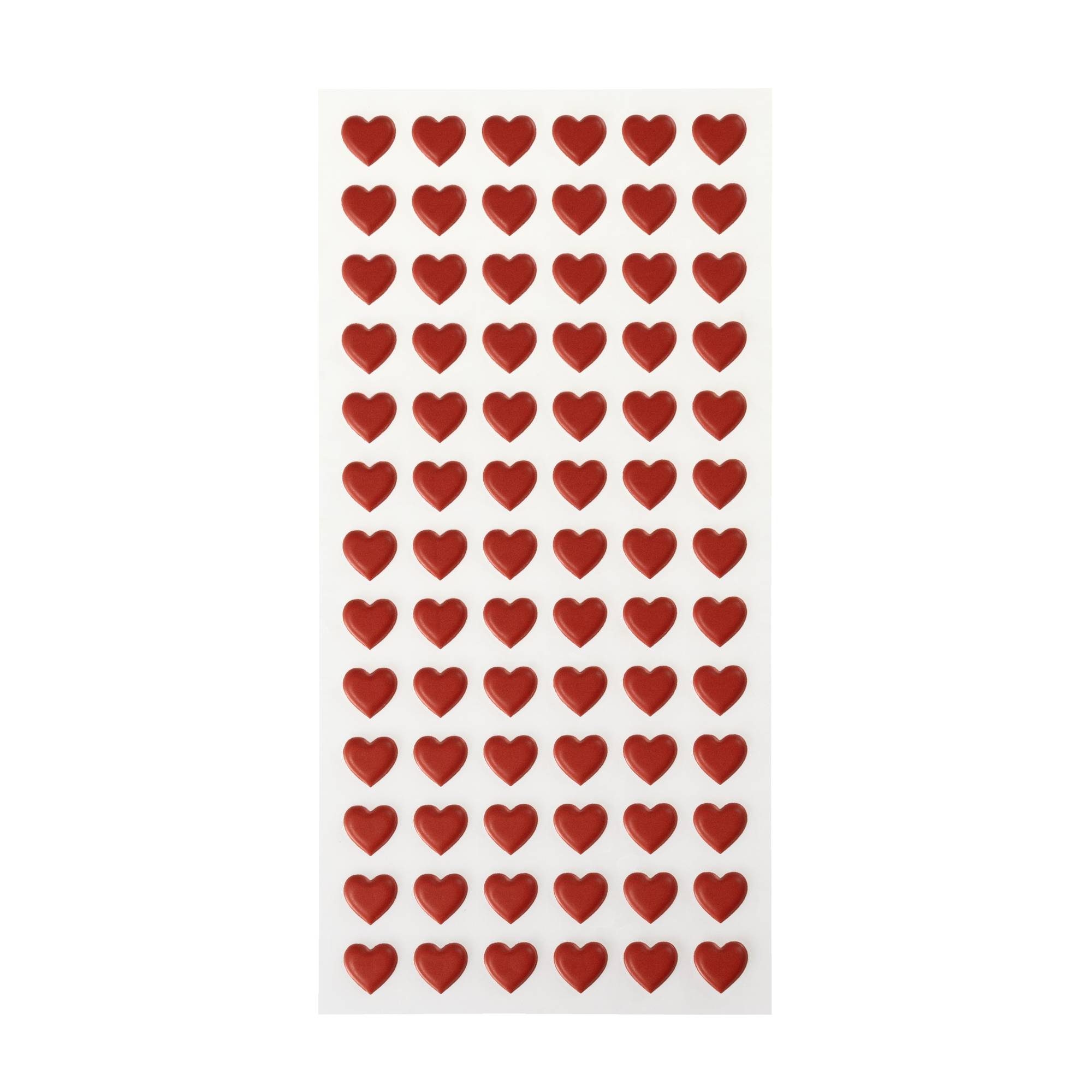 Red Heart Puffy Stickers 78 Pack