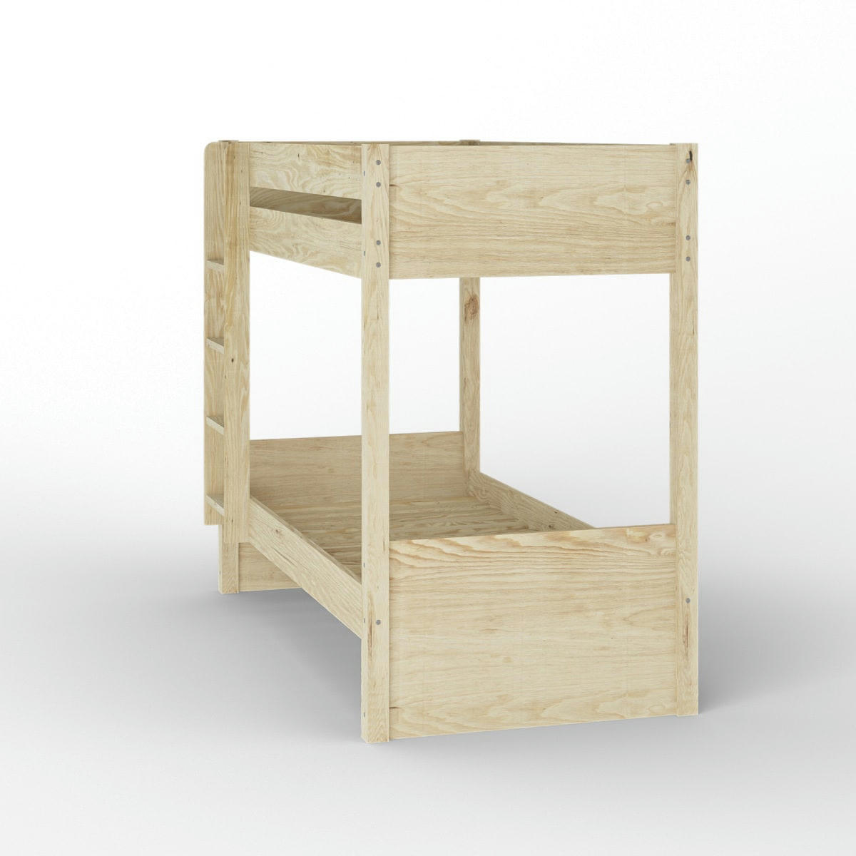 LUCIA - Lit superposé avec matelas 80x190 cm bois massif