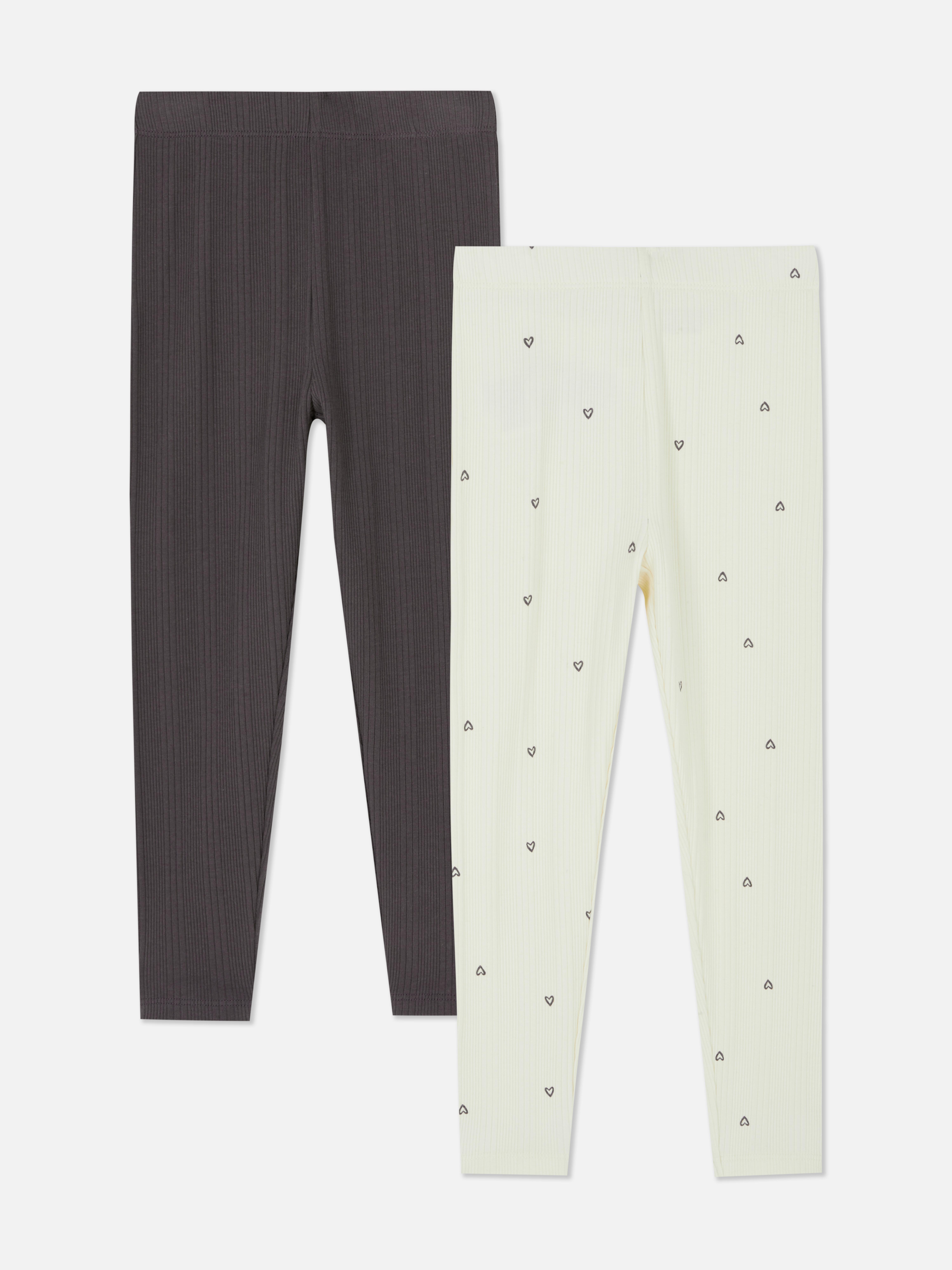 1.5-8yrs | 2pk Ribbed Leggings