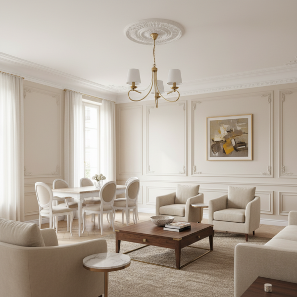 Lampa wisząca EDYLIT glamour złota elegancka 3xE27 AIDA II 7-522