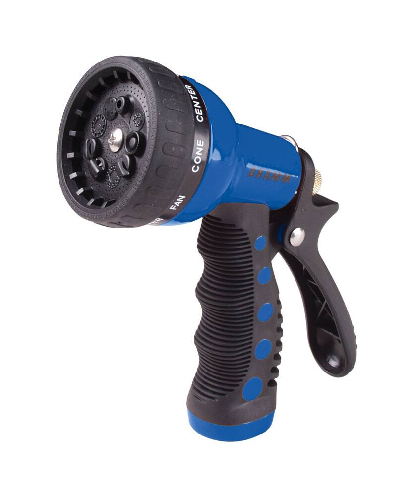 Dramm Touch 'N Flow Outdoor 9-Pattern Water Hose Revolver Nozzle, Assorted