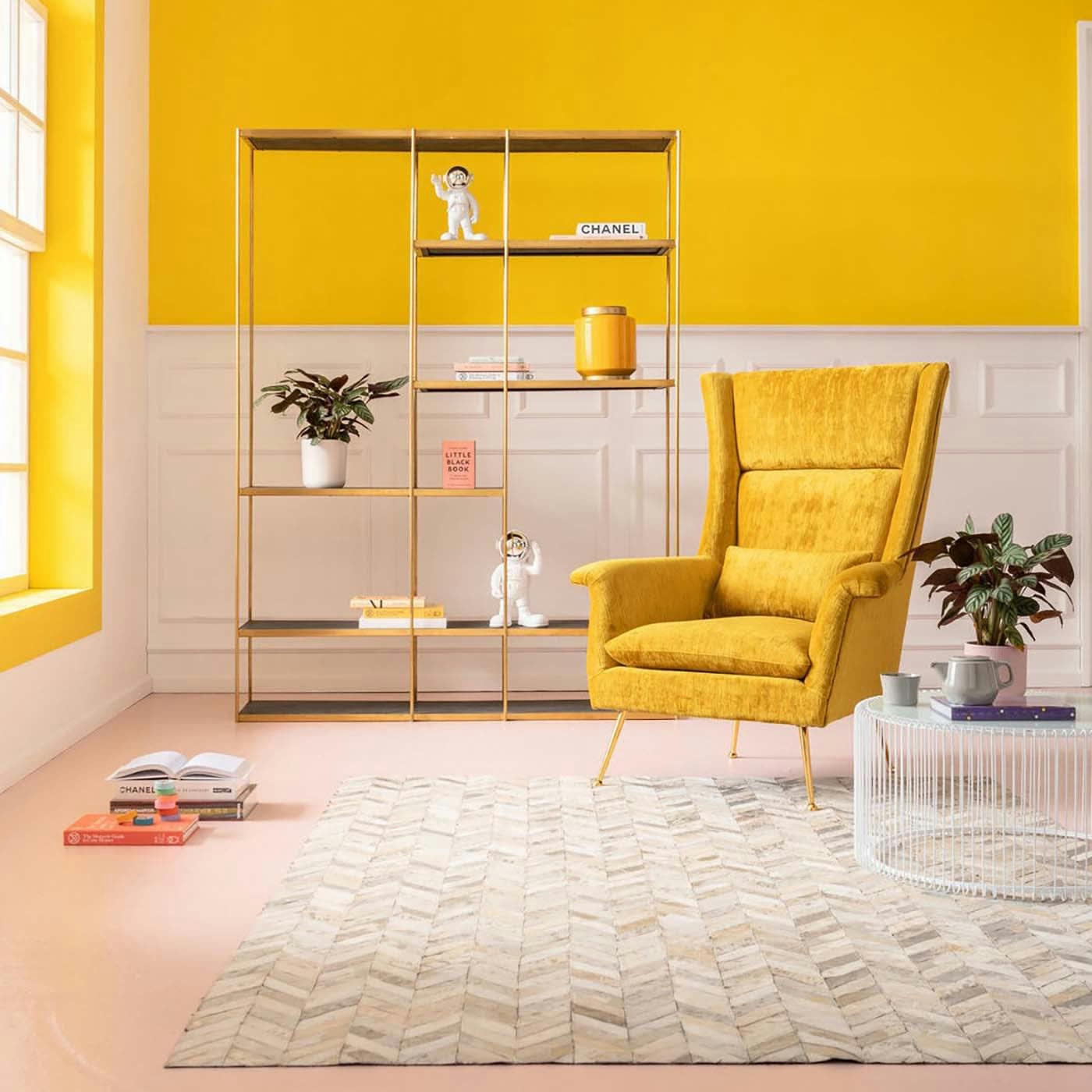 CAMPS BAY - Etagère 200cm en acier et chêne massif