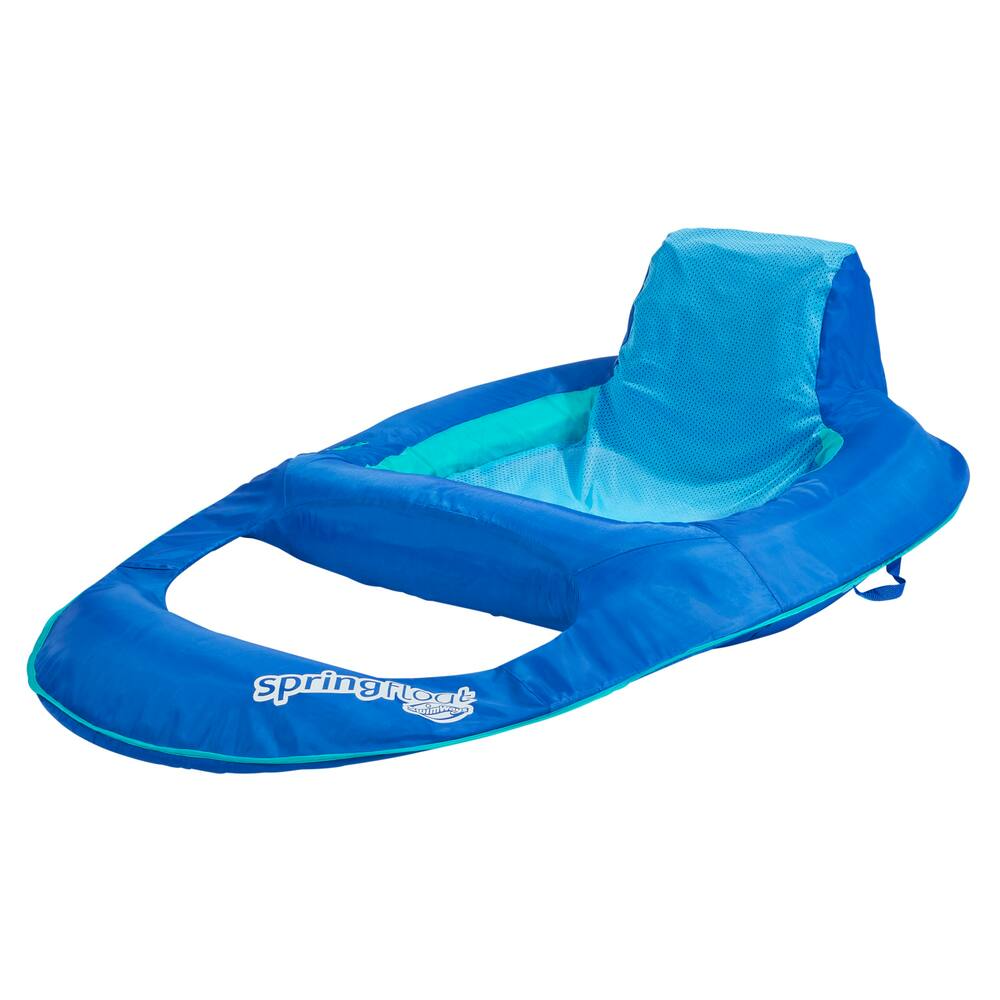 Swimways Springfloat Recliner Pool Lounger with Built-in Cup Holder, Ages 15+