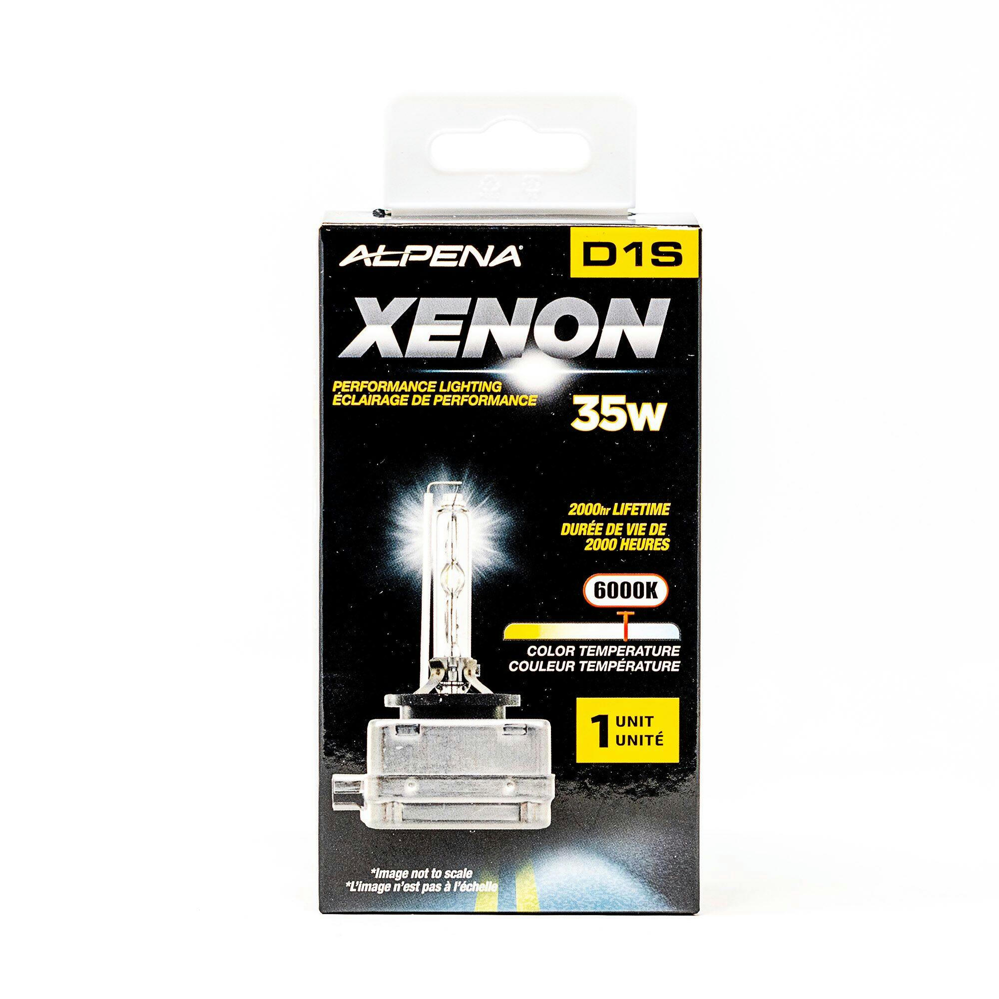 Alpena D1S 35W HID Clear White LED Light Bulb