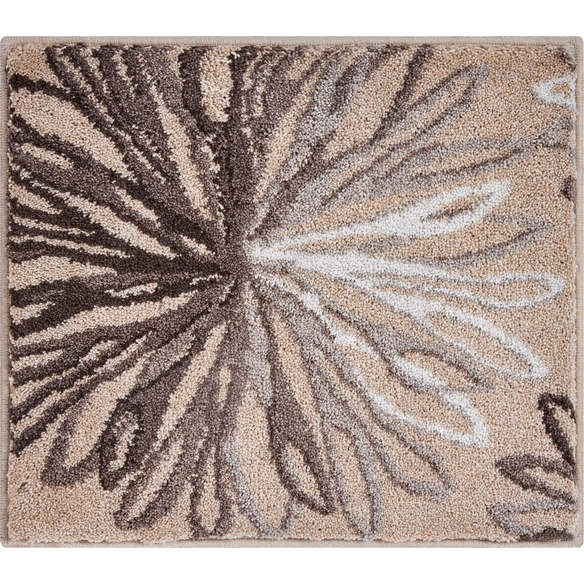 Badematte »Art«, BxL: 50 x 60 cm, taupe, aus 100% Polyacryl