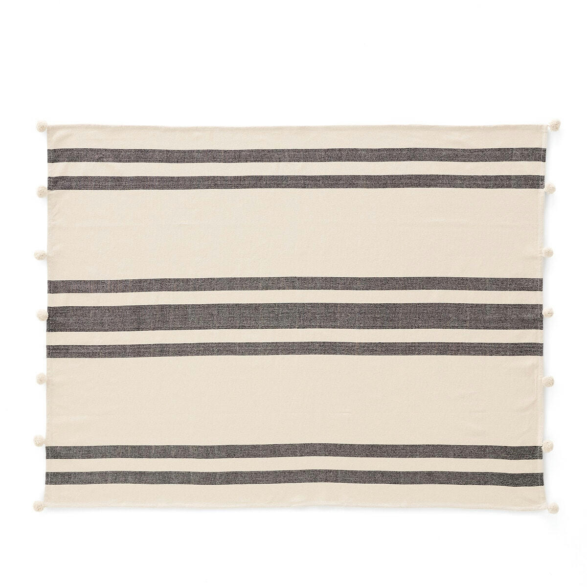 Plaid rayé coton, Minille