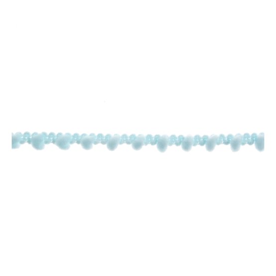 Light Blue 7mm Pom Pom Trim by the Metre