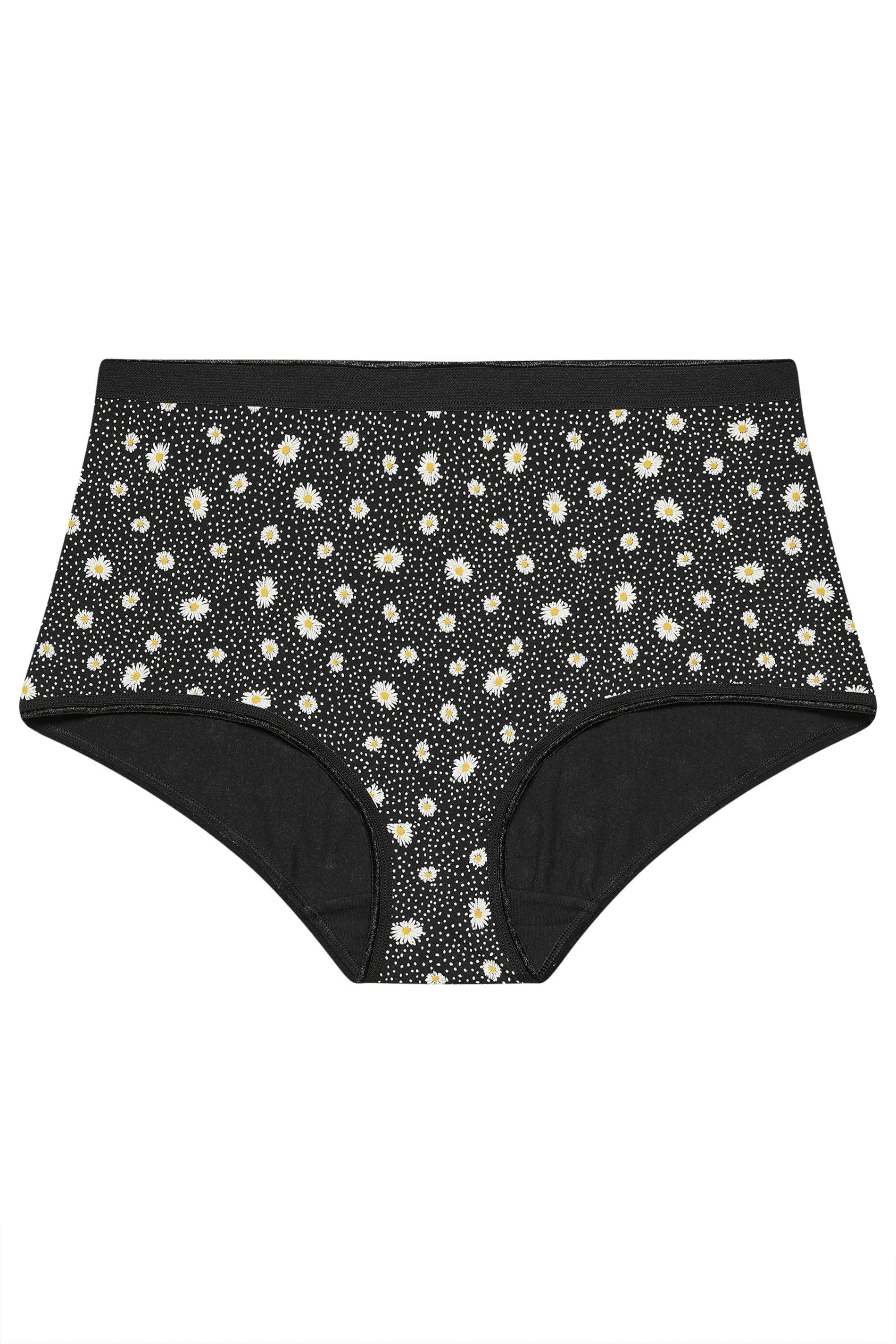 Yours 5 Pack Daisy Full Briefs