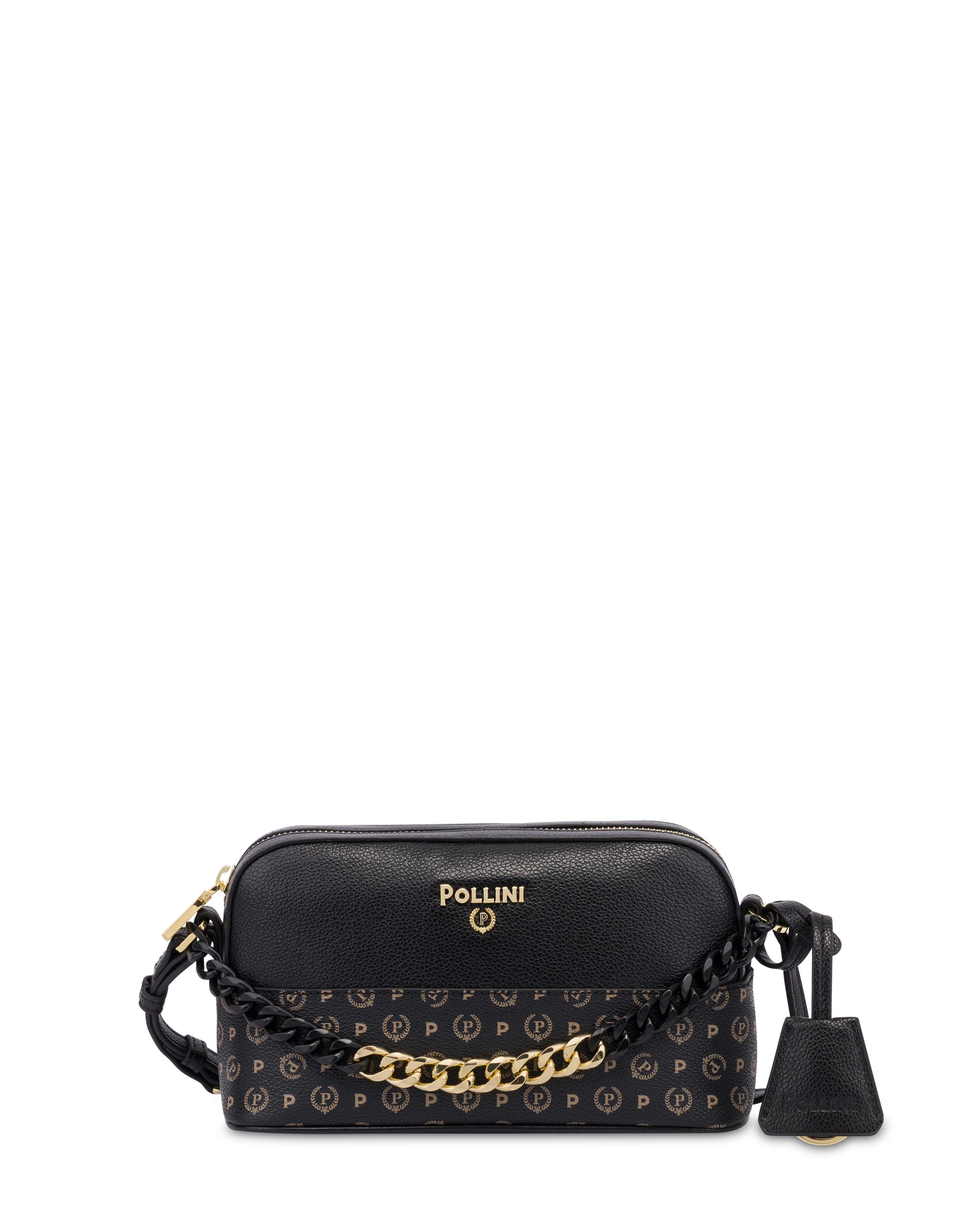 Camera Bag Link In Pu E Heritage Pvc Nero/nero