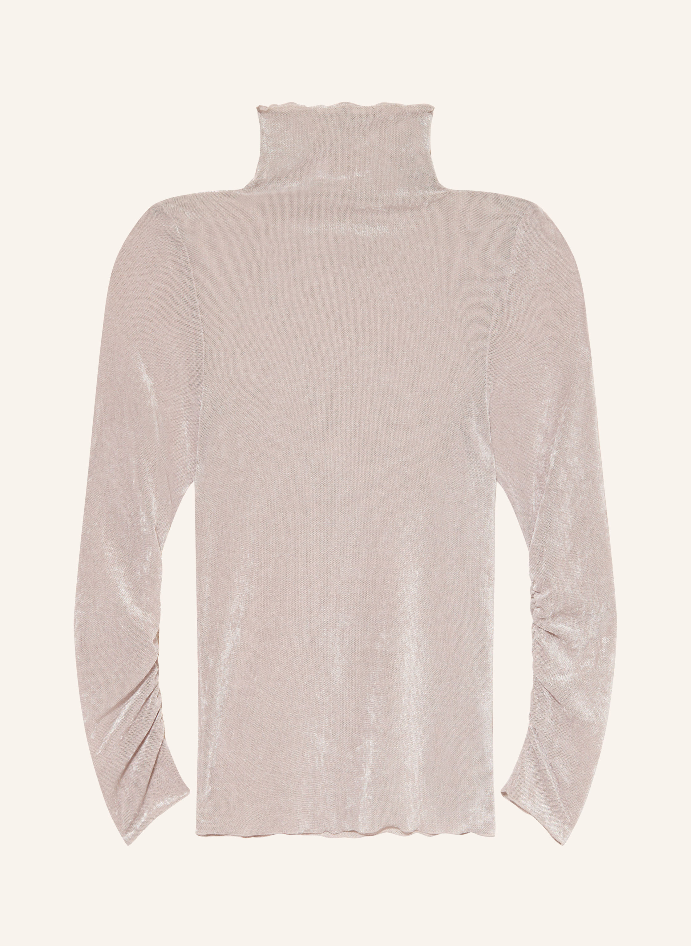 LUISA CERANO Rollkragenshirt aus Mesh