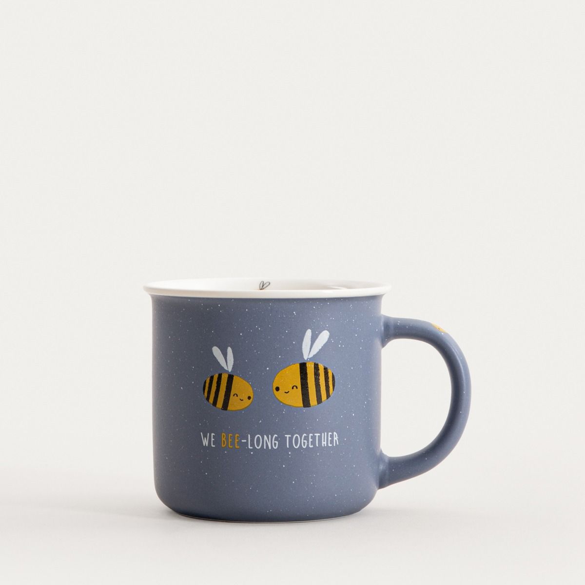 Kubek ANNBEE z pszczołą granatowy 0,35 l
