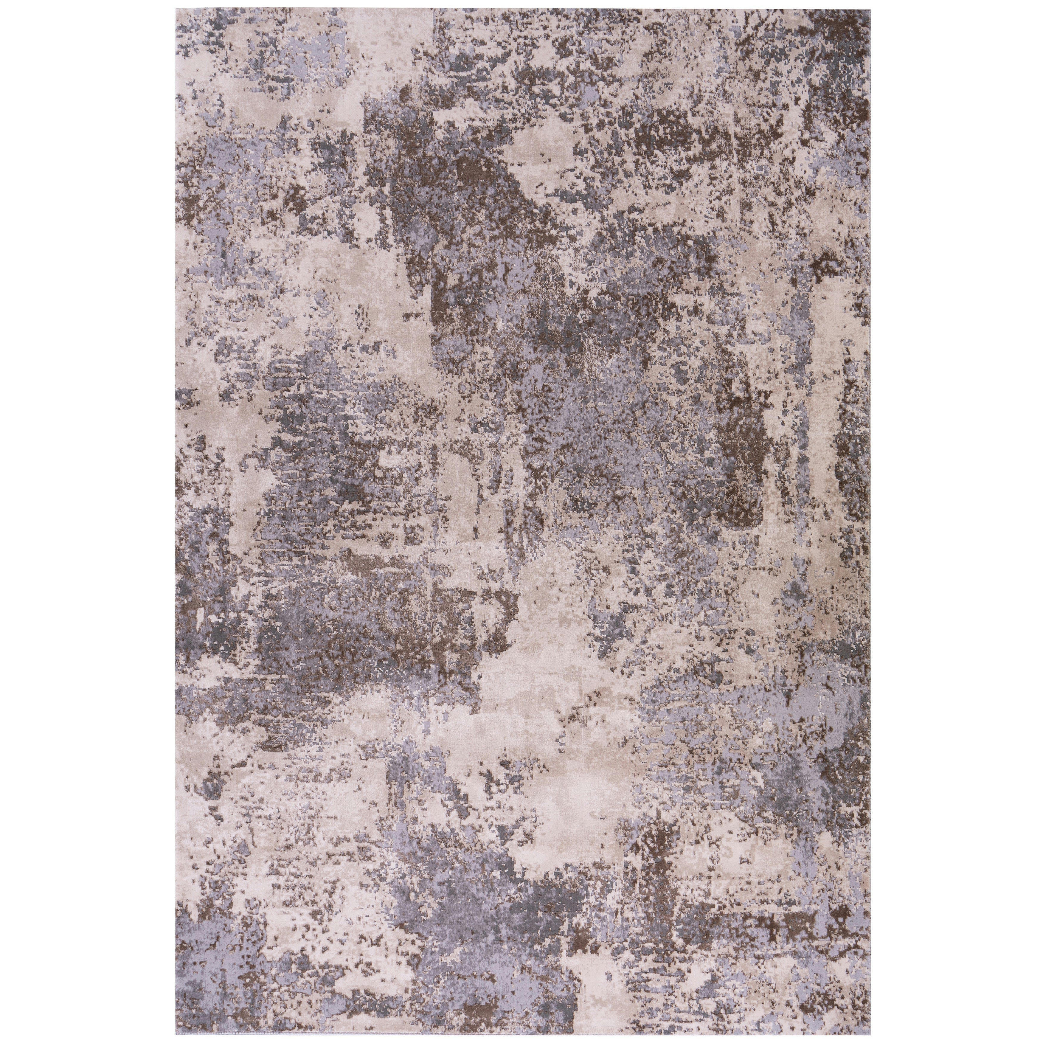 SIGNATURE - Tapis abstrait beige 200x290cm
