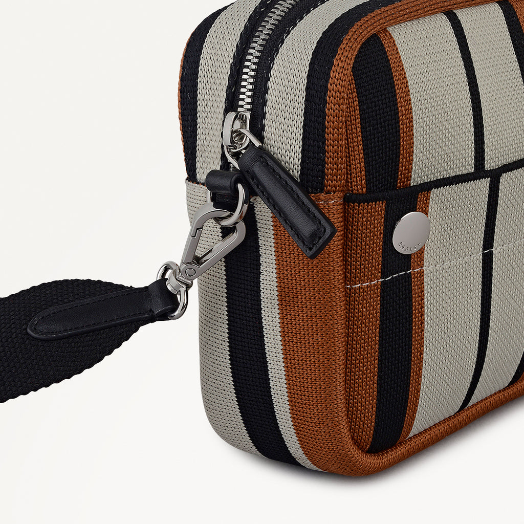 Hadleigh Place - Stripe - Small Ziptop Cross Body