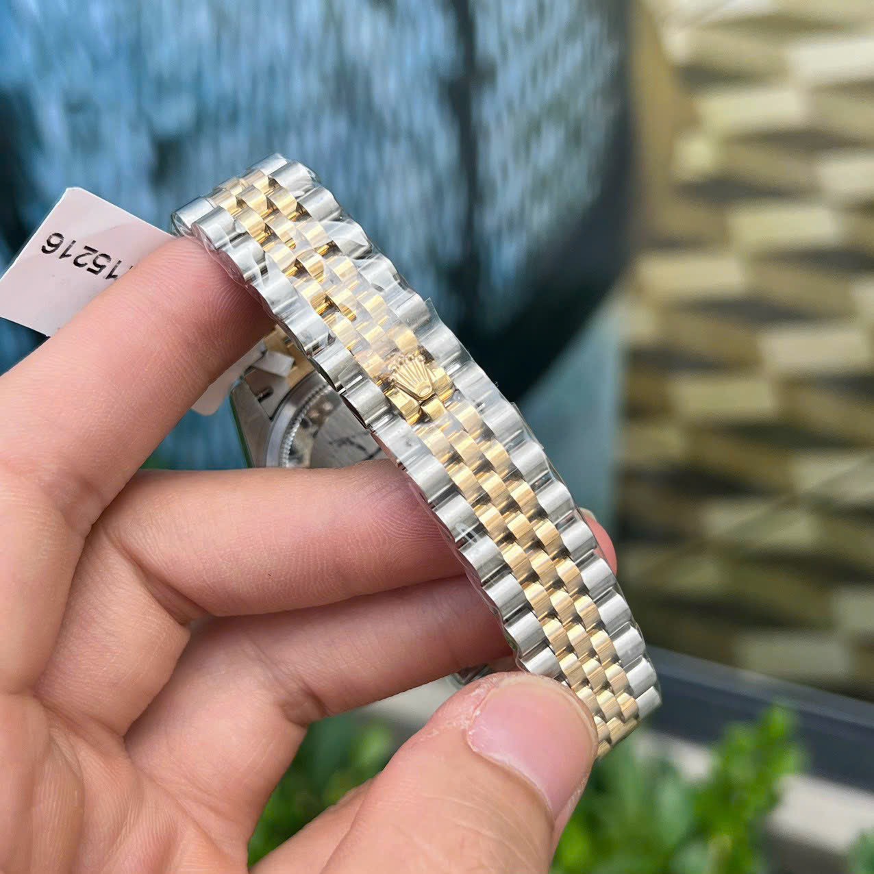 Rolex Datejust SS/YG Plated MOP Dial CZ Diamonds 31mm Jub Super Clone