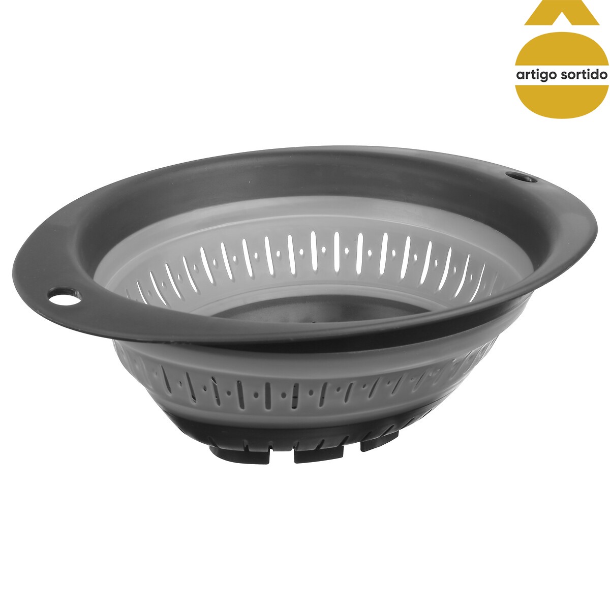 Escorredor oval retrátil