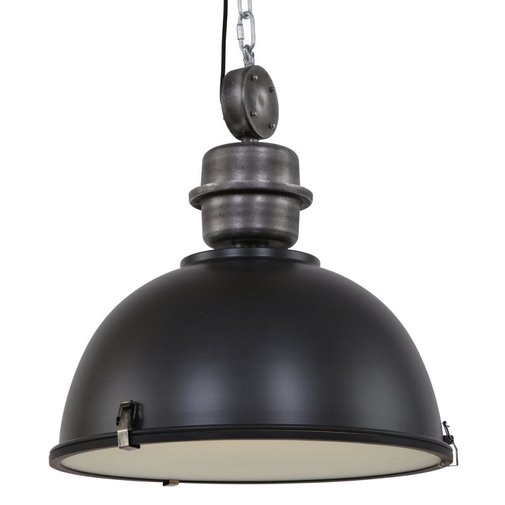 Steinhauer hanglamp bikkelxxl - 1 lichts - 52x 153 cm - zwart