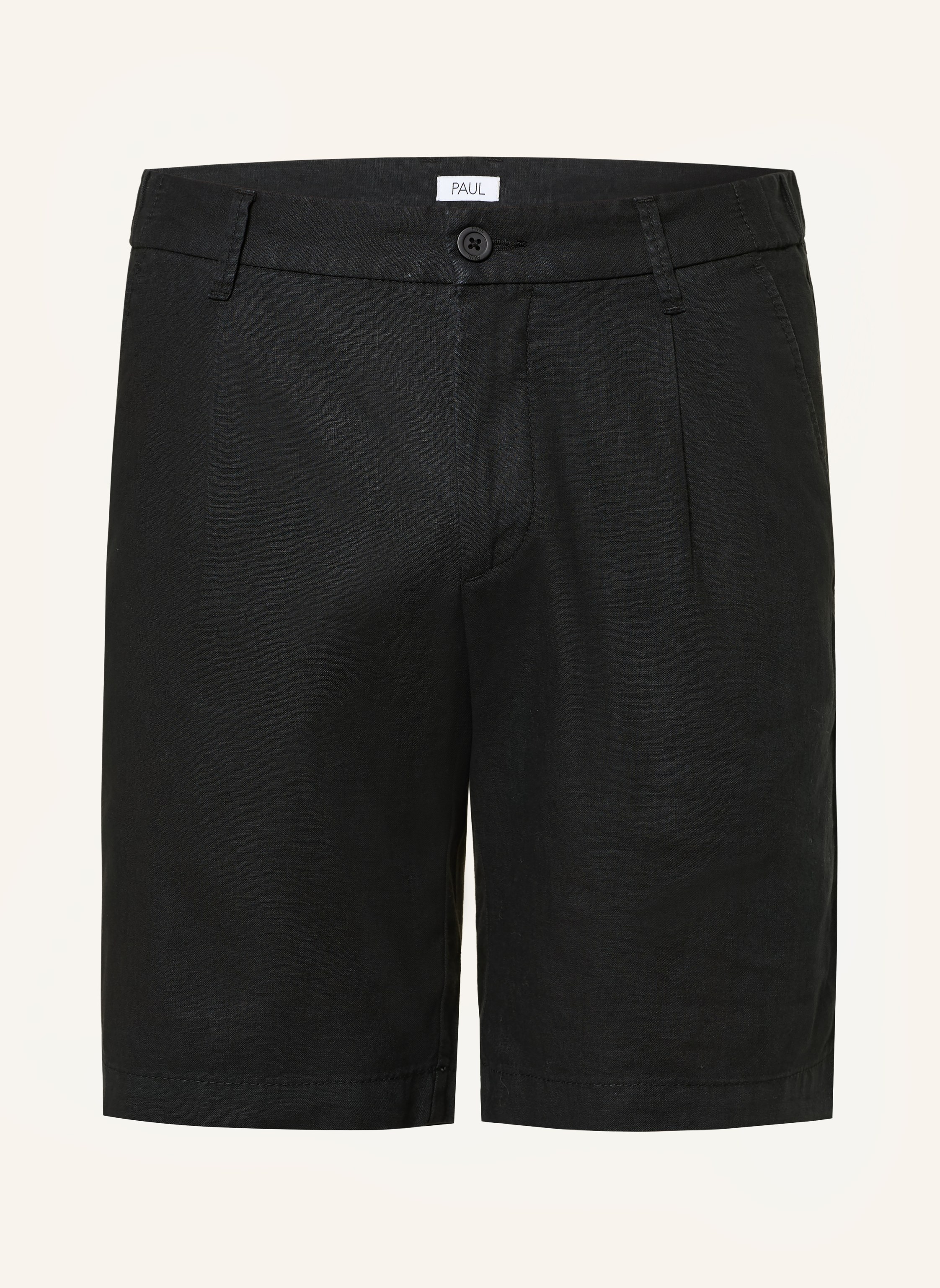 PAUL Chinoshorts Comfort Fit mit Leinen