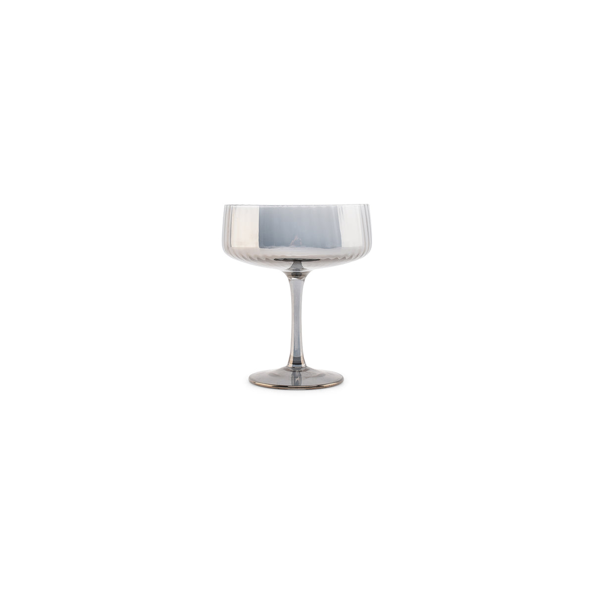 S|P Collection - Champagneglas 23cl coupe smoked Ray - Set van 4