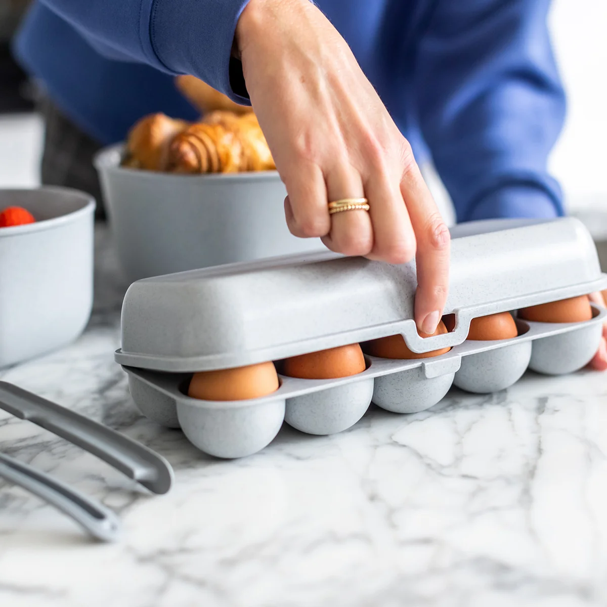 Koziol - Eggs to go Mehrweg Eierbehälter