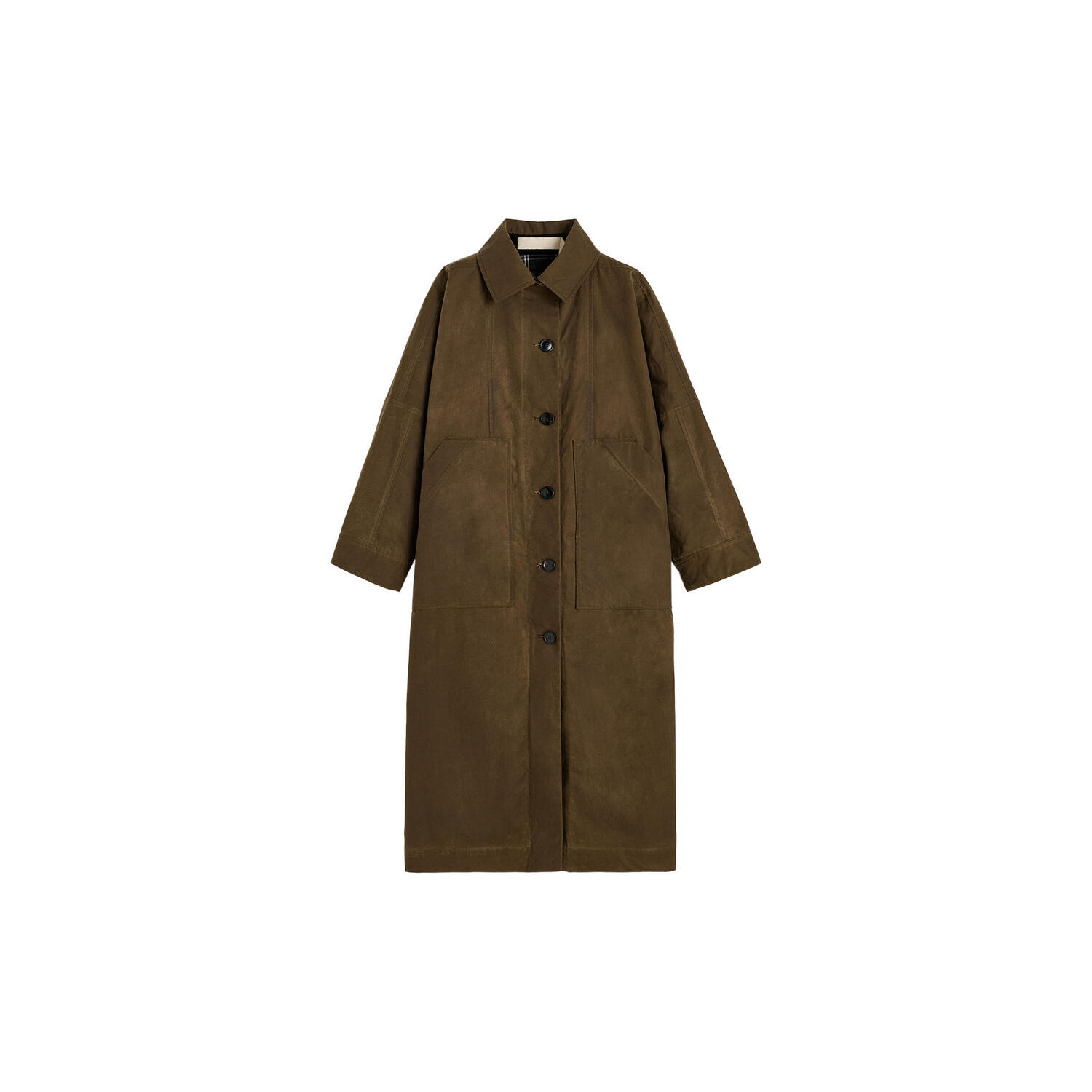 Jay Coat Oilskin, bark