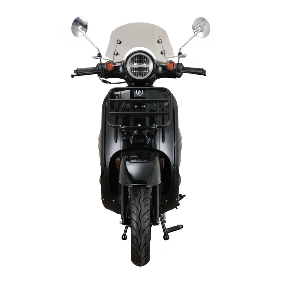 Motorroller »Adria«, 50 ccm, 45 km/h, EURO 5, schwarz, inkl. Windschild