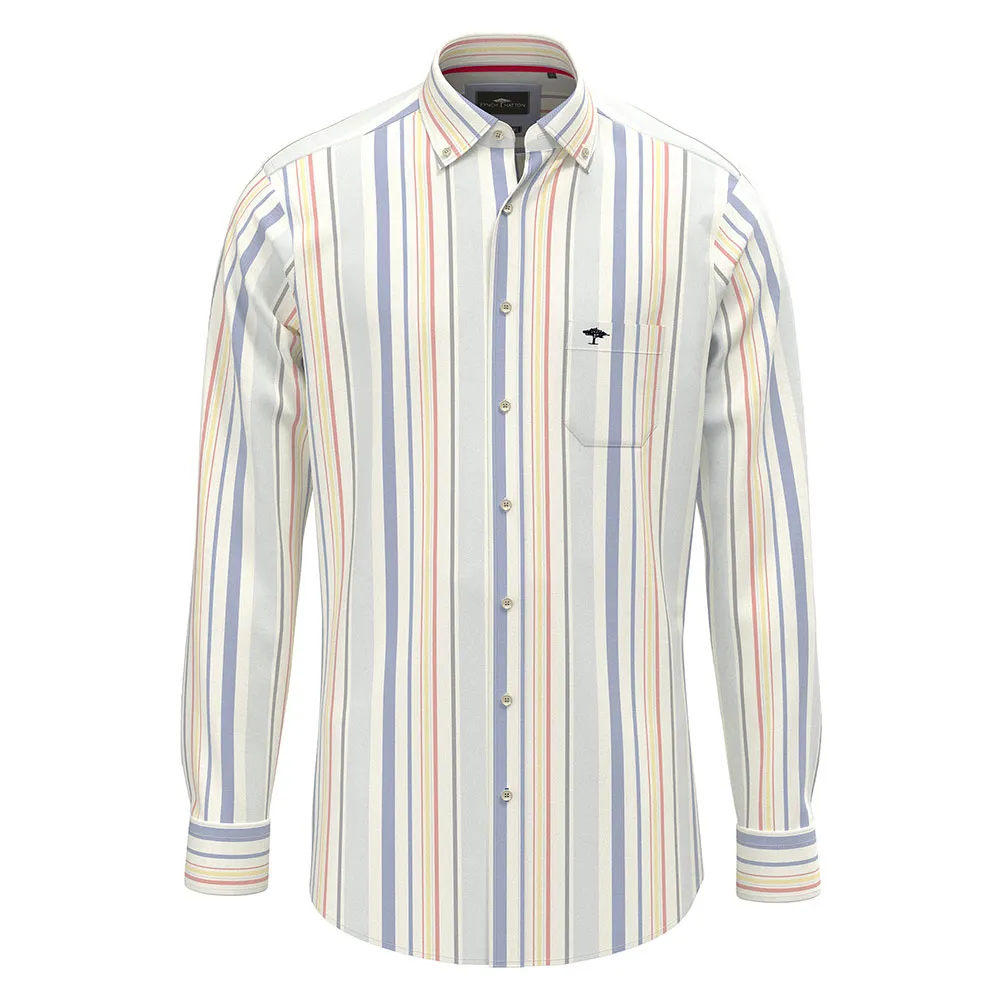 Fynch Hatton Colorful Oxford Stripes long sleeve shirt