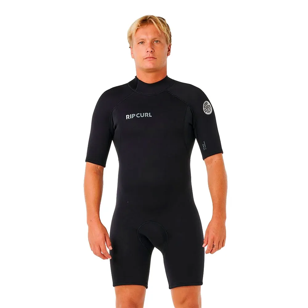 Rip Curl Trad Spring 2/2 mm FL short sleeve back zip shorty