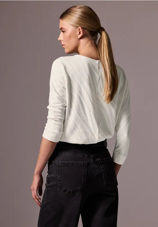 Shirt mit Strukturmuster