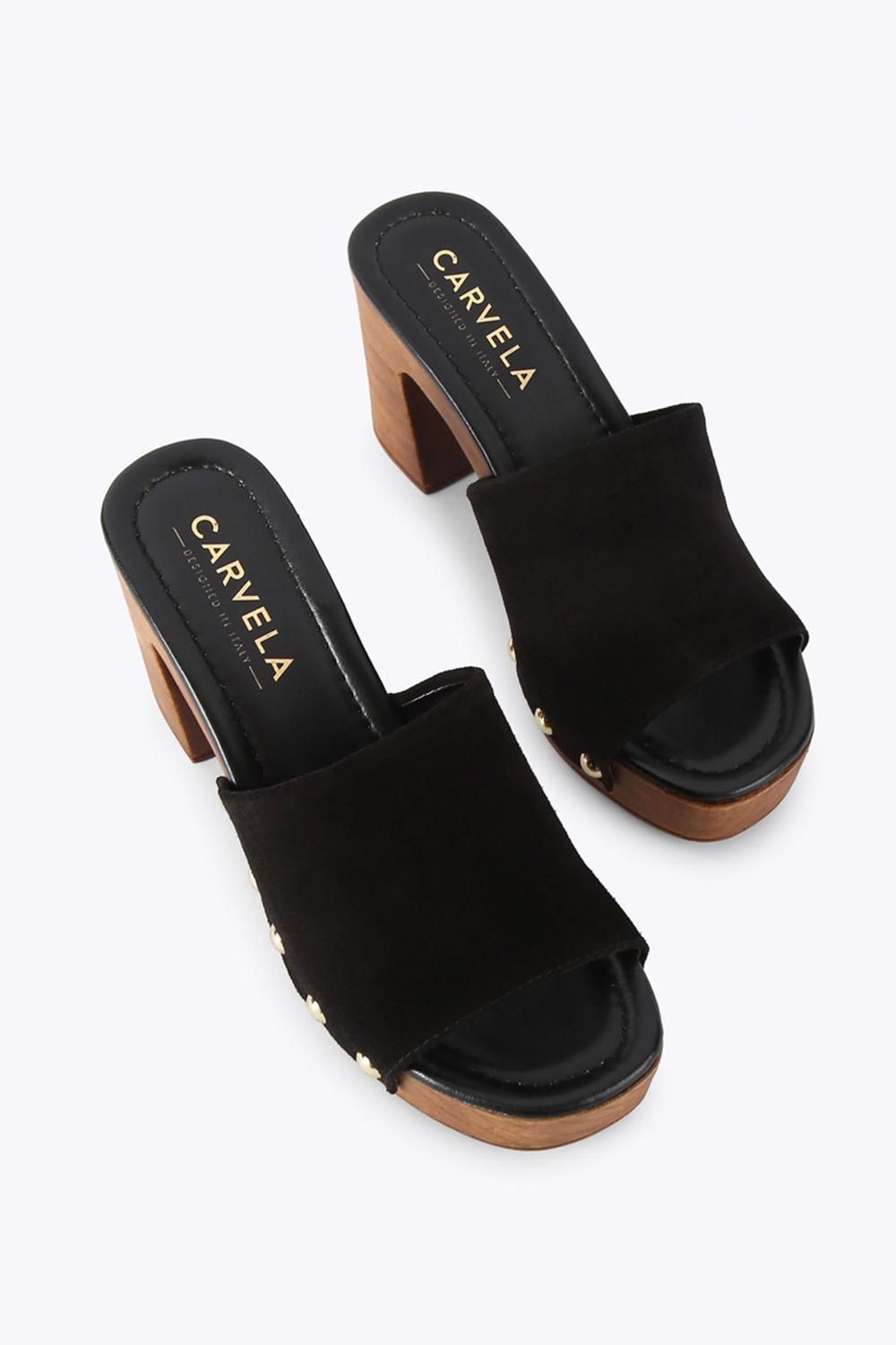 Carvela Novella Mule' Suede Heels