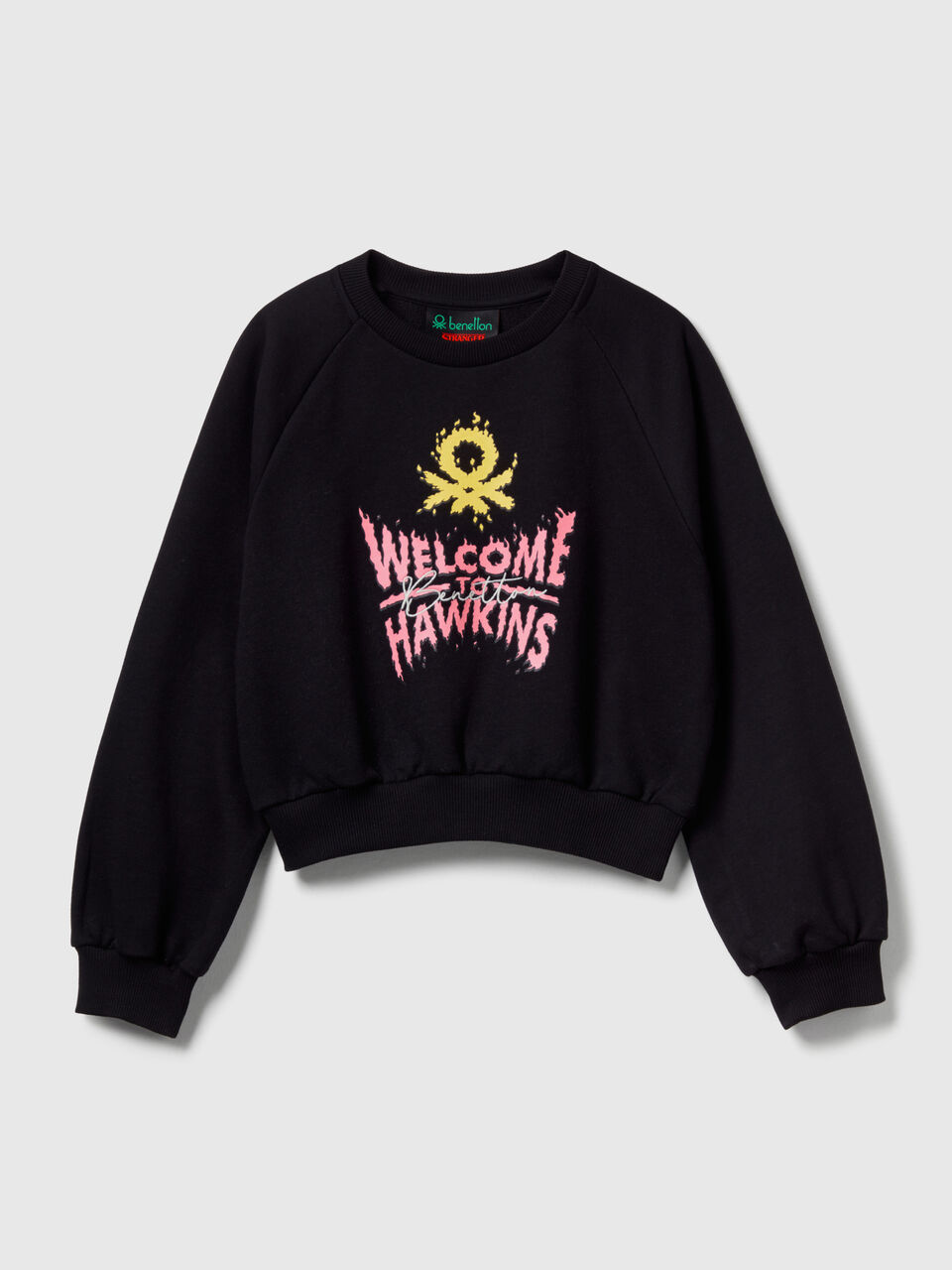 Stranger Things cropped sweatshirt