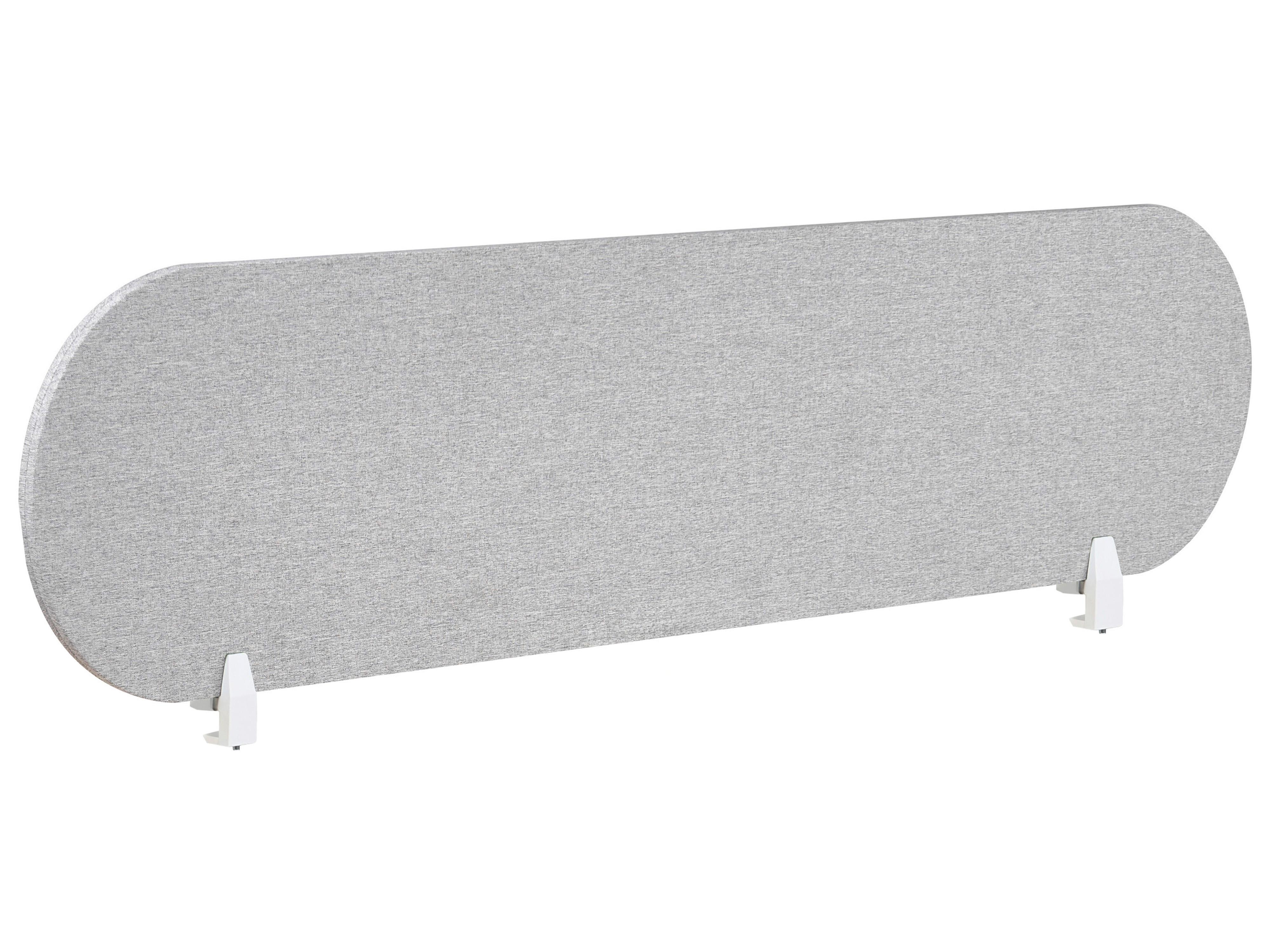 Desk Screen SPARKY 120 x 40 cm Light Grey