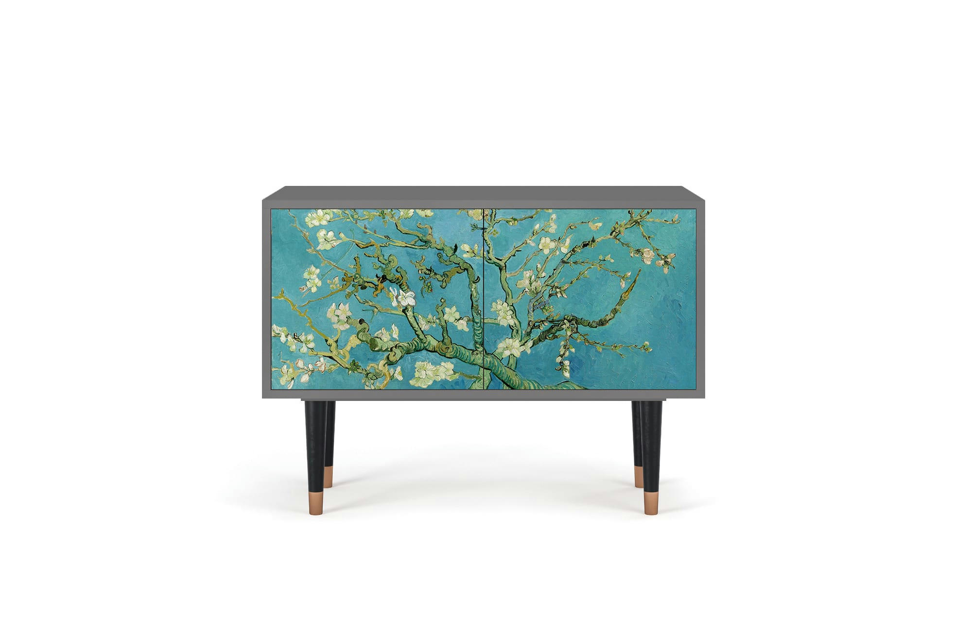 ALMOND BLOSSOM BY VAN GOGH - Buffet bas  bleu 2 portes L 94 cm